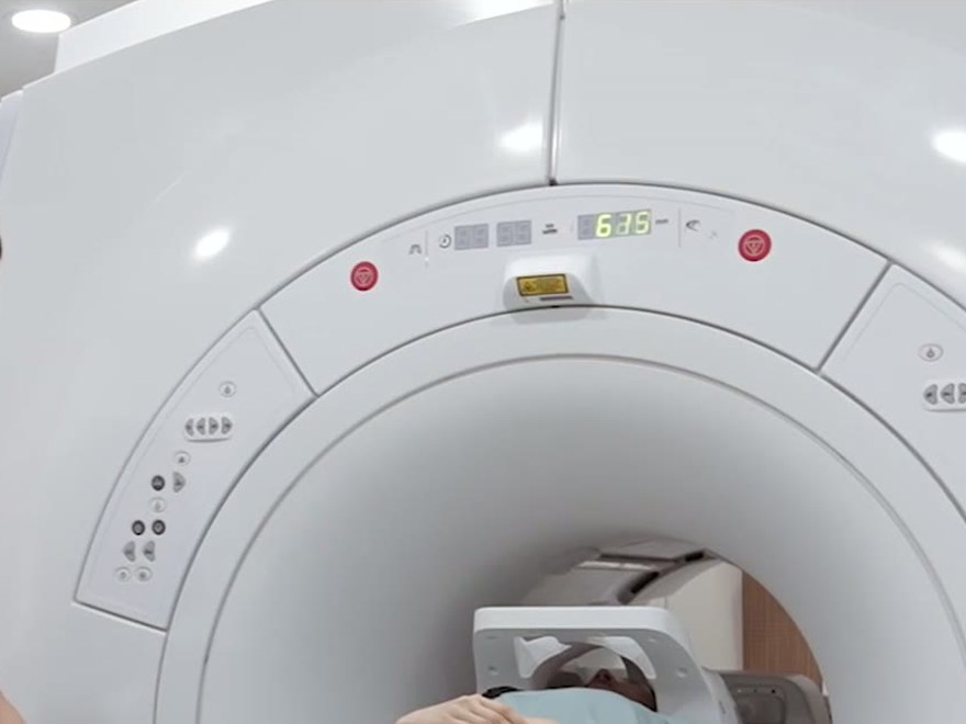 MRI scanner at the imaging center
